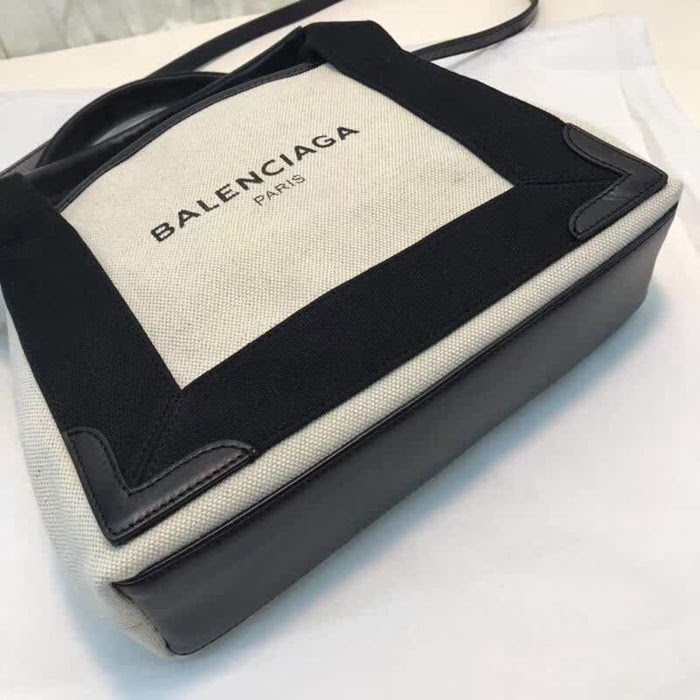 BALENCIAG巴黎世家 專櫃最新系列 升級版 定制原版麻帆布面料 米白色購物袋  BL1551